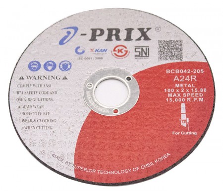 ĐÁ CẮT IPRIX A24R METAL 100 X 2.0 X 15.88MM 